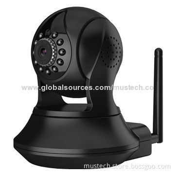 IP Camera with Two-way Audio Monitoring, Plug-and-play Function